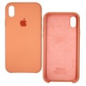 Чехол для Apple iPhone Xr, Silicone case, (pink peach)