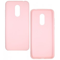 Чохол для Xiaomi Redmi 5 Plus, Joy, силіконовий, рожевий
