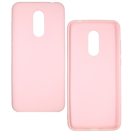 Чохол для Xiaomi Redmi 5 Plus, Joy, силіконовий, рожевий