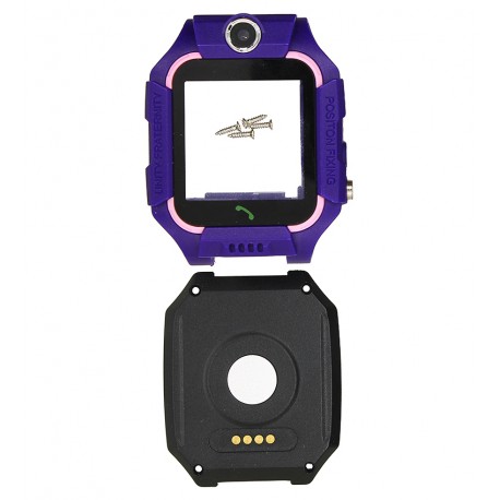 Корпус для дитячого смарт годинника W02S Temperature kids watch, з сенсором і задньою кришкою, purple