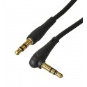 AUX кабель Hoco UPA14, TRS 3.5mm, 200 см, чорний, Г-подібний, (6931474716224)