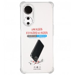 Чехол для Oppo A98 5G, WXD HQ, силиконовый, противоударный, прозрачный