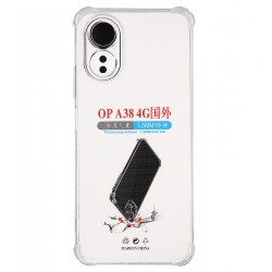 Чехол для Oppo A38, WXD HQ, силиконовый, противоударный, прозрачный