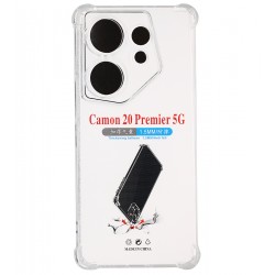 Чехол для Tecno Camon 20 Premier, WXD HQ, силиконовый, противоударный, прозрачный