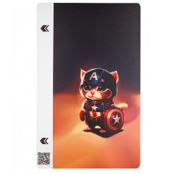 Защитная гидрогелевая пленка на заднюю крышку Blade Hydrogel MARVEL Super Heroes series (captain america (white))