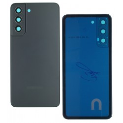 Задня панель корпуса для Samsung G990 Galaxy S21 FE 5G, сірий, із склом камери, Graphite Задня панель корпуса для Samsung G990 Galaxy S21 FE 5G, сірий, із склом камери, Graphite