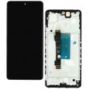 Дисплей для Xiaomi Redmi Note 12 Pro 5G, черный, с рамкой, High quality, (OLED)