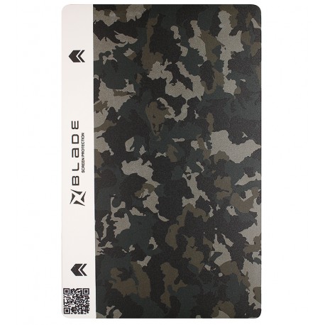 Защитная гидрогелевая пленка на заднюю крышку Blade Hydrogel Military Camouflage series (black (white))
