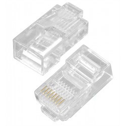 Коннектор 8р8с (RJ-45), категория-5, 50шт Коннектор 8р8с (RJ-45), категория-5, 50шт