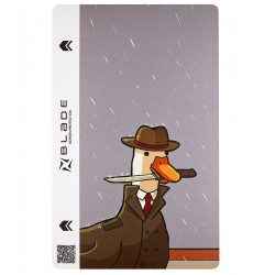 Защитная гидрогелевая пленка на заднюю крышку Blade Hydrogel Duck mood series (sleuth (white)) Защитная гидрогелевая пленка на заднюю крышку Blade Hydrogel Duck mood series (sleuth (white))