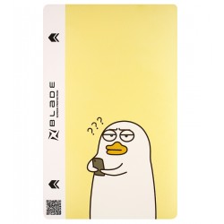 Защитная гидрогелевая пленка на заднюю крышку Blade Hydrogel Duck mood series (what (white)) Защитная гидрогелевая пленка на заднюю крышку Blade Hydrogel Duck mood series (what (white))