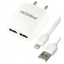 Зарядное устройство Remax 2.1A Wall Charger RP-U21 With Iphone кабель (1-00098)