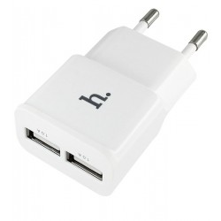Зарядное устройство Hoco UH202 2USB 2.1A (Белый) Зарядное устройство Hoco UH202 2USB 2.1A (Белый)
