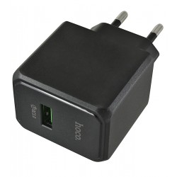 Зарядное устройство Hoco CS12A Ocean single port charger |1USB, 18W/3A, QC3.0 Зарядное устройство Hoco CS12A Ocean single port charger |1USB, 18W/3A, QC3.0