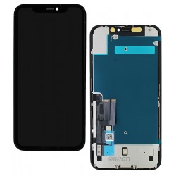 Дисплей для Apple iPhone 11, чорний, з рамкою, China quality, (TFT), JK Дисплей для Apple iPhone 11, чорний, з рамкою, China quality, (TFT), JK