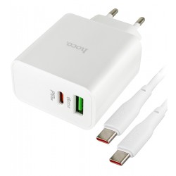 Зарядное устройство Hoco C113A Awesome PD+QC 65W, с кабелем Type-C - Type-C