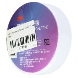 3M ™ Ізолента біла, 0,13 x 19 мм, 18 м