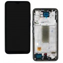 Дисплей для Samsung A346 Galaxy A34 5G, чорний, з рамкою, High quality, (OLED)