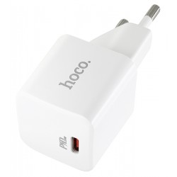 Зарядное устройство Hoco N10 PD20W+QC3.0, белое Зарядное устройство Hoco N10 PD20W+QC3.0, белое