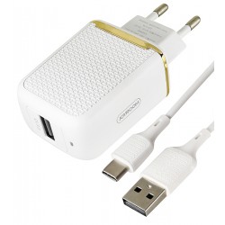 Зарядное устройство Joyroom L-P18Z Yida Series (1USB Type-C; 18Вт; PD/QC3.0 c Type-C кабелем), белое Зарядное устройство Joyroom L-P18Z Yida Series (1USB Type-C; 18Вт; PD/QC3.0 c Type-C кабелем), белое