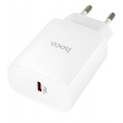 Зарядное устройство Hoco N14, 1Type-C PD20W+QC3.0, белое