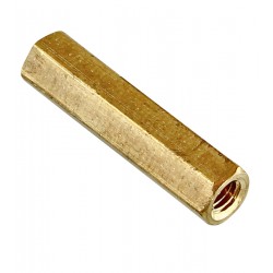 Стійка шестигранна 20мм висота, М3 гайка-гайка Стійка шестигранна 20мм висота, М3 гайка-гайка