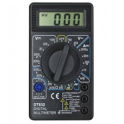 Мультиметр DT-832 124мм * 69мм * 22мм Мультиметр DT-832 124мм * 69мм * 22мм