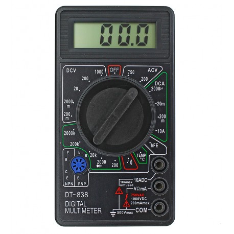 Мультиметр цифровий DT-838 (звук, термопара)
