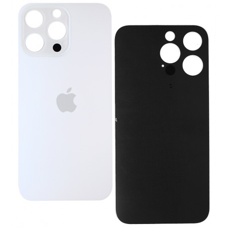 Задняя панель корпуса для Apple iPhone 14 Pro Max, белая, small hole