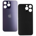 Задня панель корпуса для Apple iPhone 14 Pro Max, фіолетовий, small hole