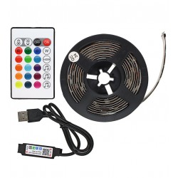 Світлодіодна стрічка для фонового підсвічування ТВ (5050 30LED/m, RGB, 2 метри, живлення від 5В USB, Bluetooth) Світлодіодна стрічка для фонового підсвічування ТВ (5050 30LED/m, RGB, 2 метри, живлення від 5В USB, Bluetooth)