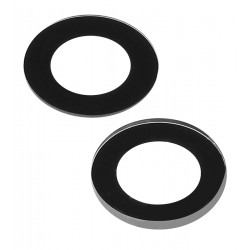 Скло камери для Apple iPhone 15 Plus, чорний, без рамки, комплект 2 шт. Скло камери для Apple iPhone 15 Plus, чорний, без рамки, комплект 2 шт.