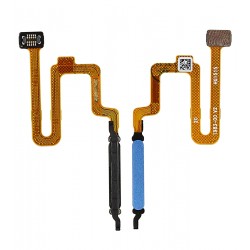 Шлейф для Xiaomi Redmi Note 12 Pro (4G), кнопки включения, сканера отпечатка пальца (Touch ID), синий