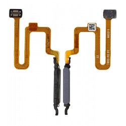 Шлейф для Xiaomi Redmi Note 12 Pro (4G), кнопки включения, сканера отпечатка пальца (Touch ID), черный