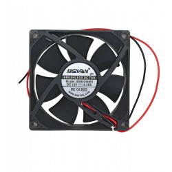 Вентилятор SX-8025HB1 80 x 80 x 25 мм, 12V, 0.23 A 61.32 м3/ч 3000 об/мин, 2 дроти