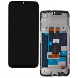 Дисплей для Realme C11 2021, черный, c рамкой, High quality Дисплей для Realme C11 2021, черный, c рамкой, High quality