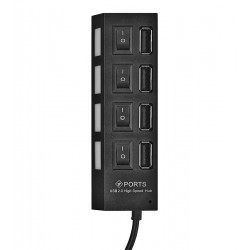 USB-хаб на 4 USB 2.0, с выключателем USB-хаб на 4 USB 2.0, с выключателем