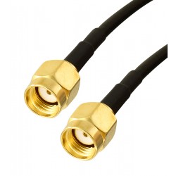 Кабель переходник RP-SMA male - RP-SMA male RG-174 3м Кабель переходник RP-SMA male - RP-SMA male RG-174 3м