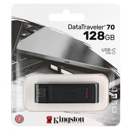 Флешка 128Gb, Kingston DT70, Type-C USB3.2, DT70/128Gb USB Flash