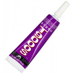 Клей-герметик Zhanlida T9000S, для приклеивания тачскрина, дисплея, 15 мл, черный