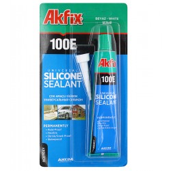 Силиконовый герметик (белый) Akfix 100E 50г Силиконовый герметик (белый) Akfix 100E 50г