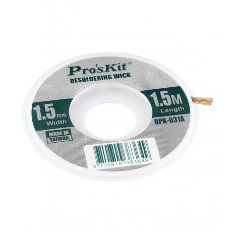 Стрічка-обплетення ProsKit 8PK-031A, ш. 1,5 мм, д. 1,5 м