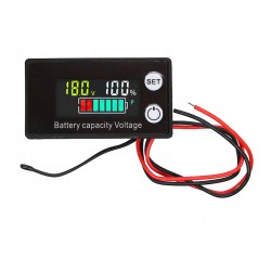 Індикатор рівня заряду акумулятора авто та ін DC 8V to 100V Meter 6133A, color + temp Індикатор рівня заряду акумулятора авто та ін DC 8V to 100V Meter 6133A, color + temp
