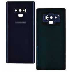 Задняя панель корпуса для Samsung N960 Galaxy Note 9, синяя, со стеклом камеры, полная, Original (PRC), ocean blue