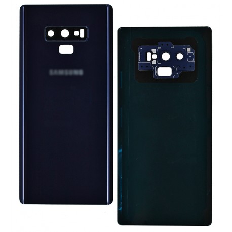 Задня панель корпусу для Samsung N960 Galaxy Note 9, синій колір, зі склом камери, повна збірка, оригінал (PRC), ocean blue