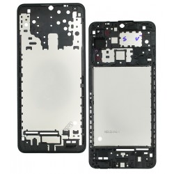 Средняя часть корпуса для Samsung A125F Galaxy A12, черная, рамка крепления дисплея Средняя часть корпуса для Samsung A125F Galaxy A12, черная, рамка крепления дисплея