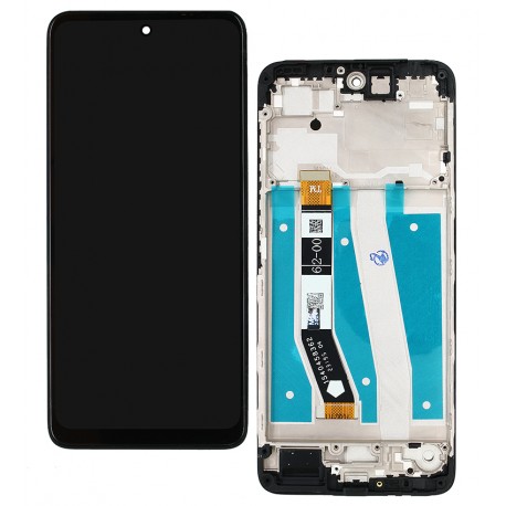 Дисплей для Motorola Moto G14, черный, c рамкой