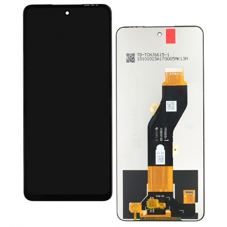 Дисплей для Tecno Spark 20 (KJ5n), с сенсорным экраном (дисплейный модуль), черный