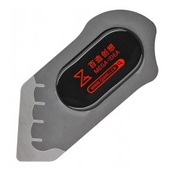Карта металева, фігурна Mega-Idea Half-etching Prying Tool F для відділення дисплея від рамки, товщина 0.3 мм з тонким наконечником 0.16 мм