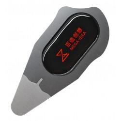 Карта металлическая, фигурная Mega-Idea Half-etching Prying Tool G для отделения дисплея от рамки, толщина 0.3 мм c тонким наконечником 0.16 мм Карта металлическая, фигурная Mega-Idea Half-etching Prying Tool G для отделения дисплея от рамки, толщина 0.3 мм c тонким наконечником 0.16 мм